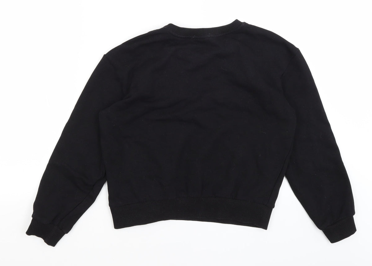 Back view of Daphnea women’s black jumper, size S