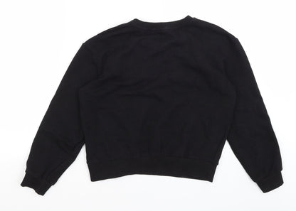 Back view of Daphnea women’s black jumper, size S