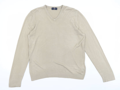 Blue Harbour Mens Brown   Pullover Jumper Size L