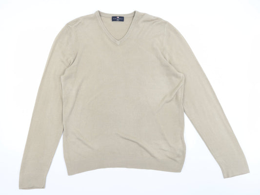 Blue Harbour Mens Brown   Pullover Jumper Size L