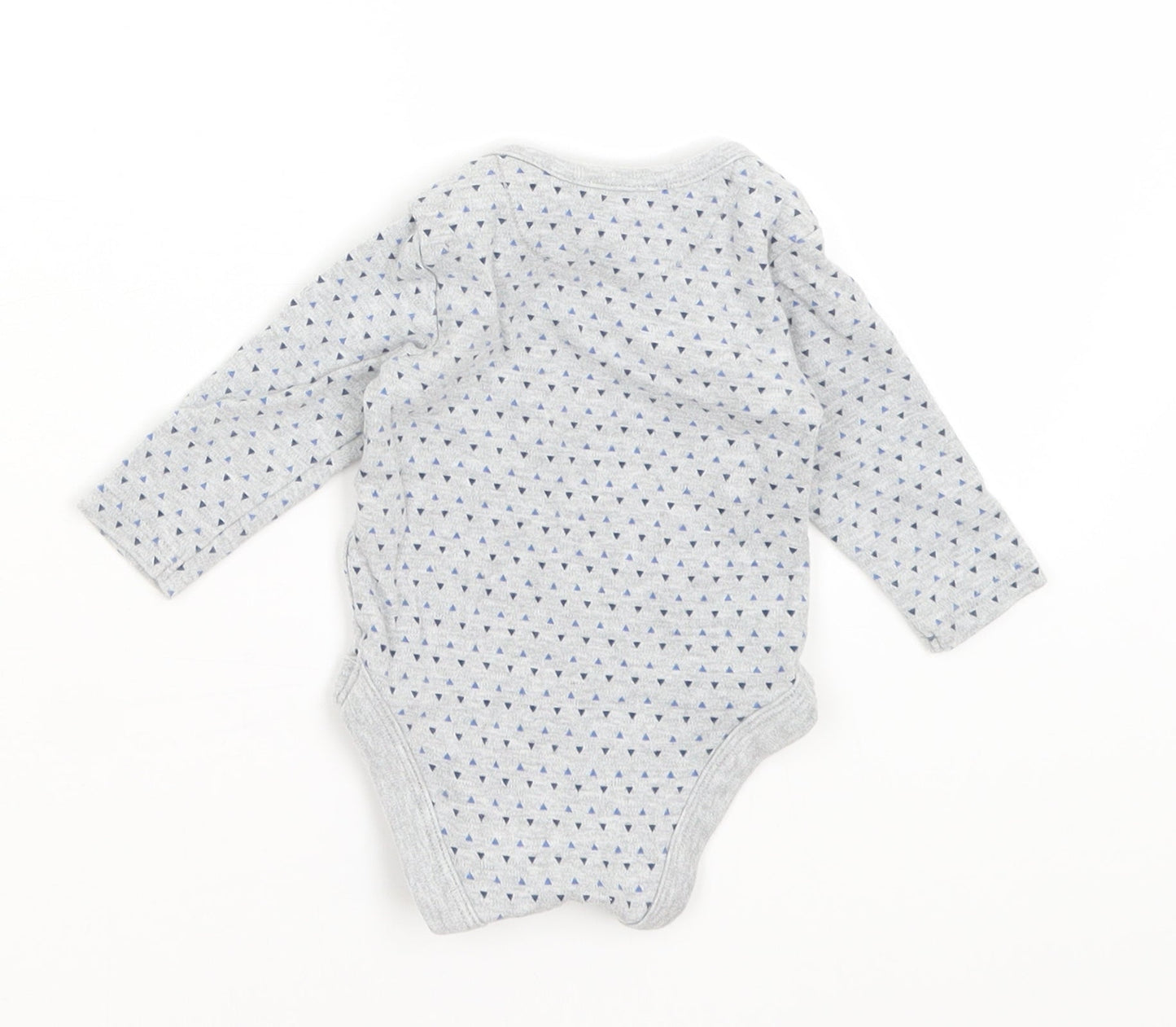 BHS Baby Grey   Romper One-Piece Size 0-3 Months