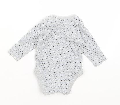 BHS Baby Grey   Romper One-Piece Size 0-3 Months