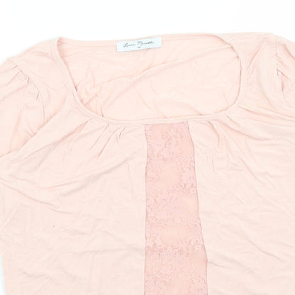 Luisa Moretti Womens Pink   Basic T-Shirt Size M