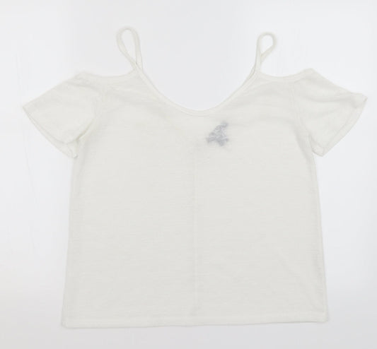 Atmosphere Womens White   Basic Blouse Size 8