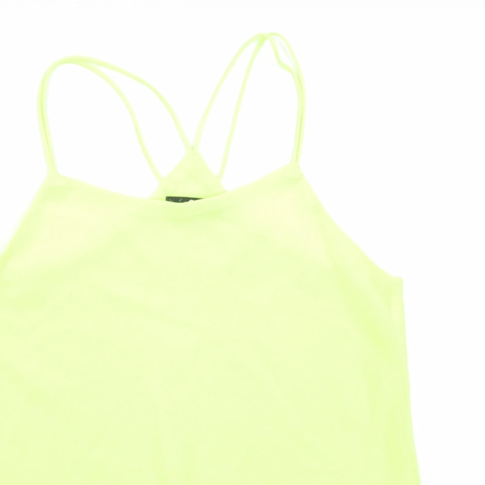 Quiz Womens Yellow   Camisole Tank Size 10