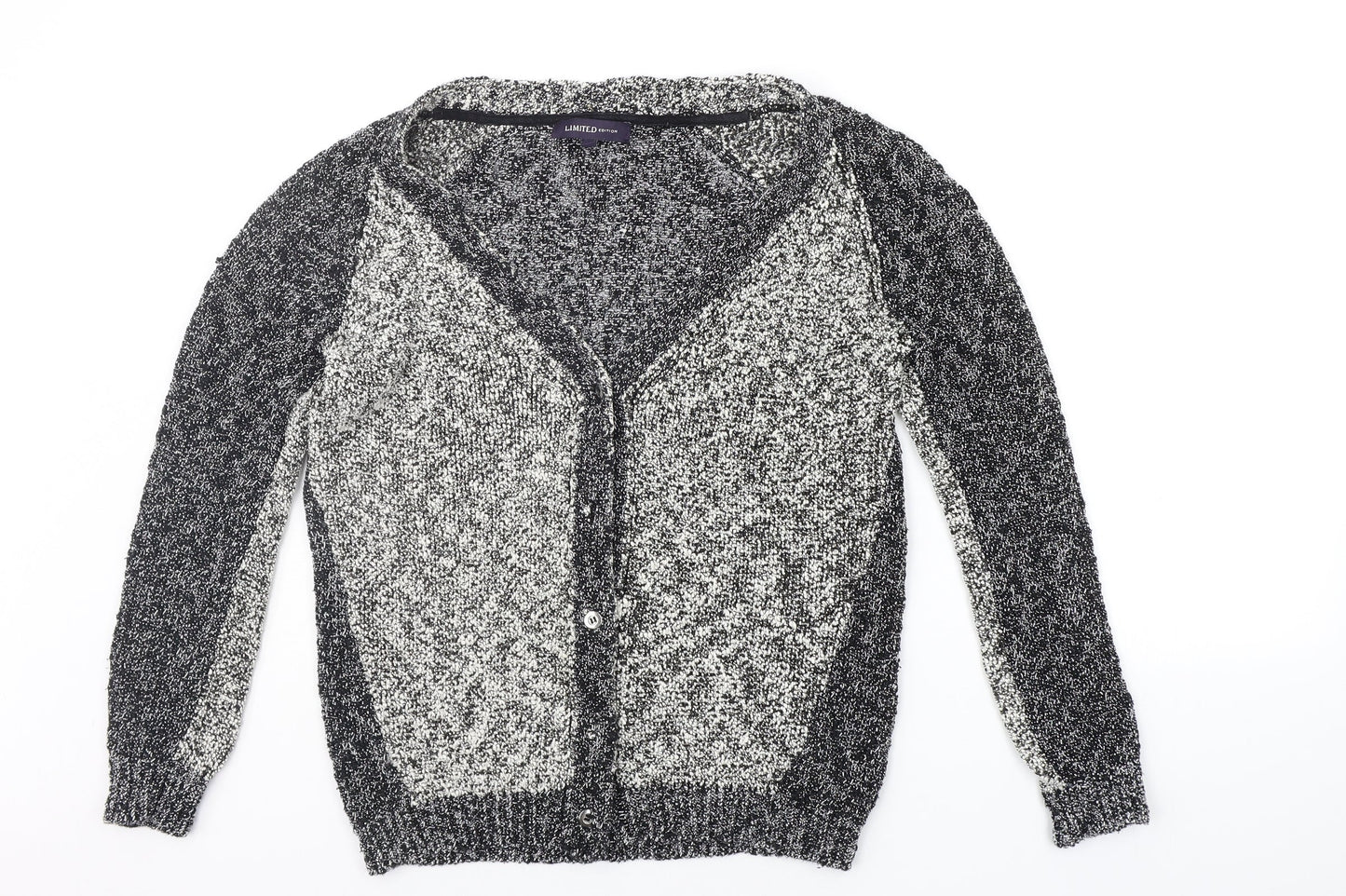 Womens UK Size 12 Marks and Spencer Grey Cardigan Jumper