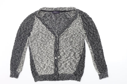 Womens UK Size 12 Marks and Spencer Grey Cardigan Jumper