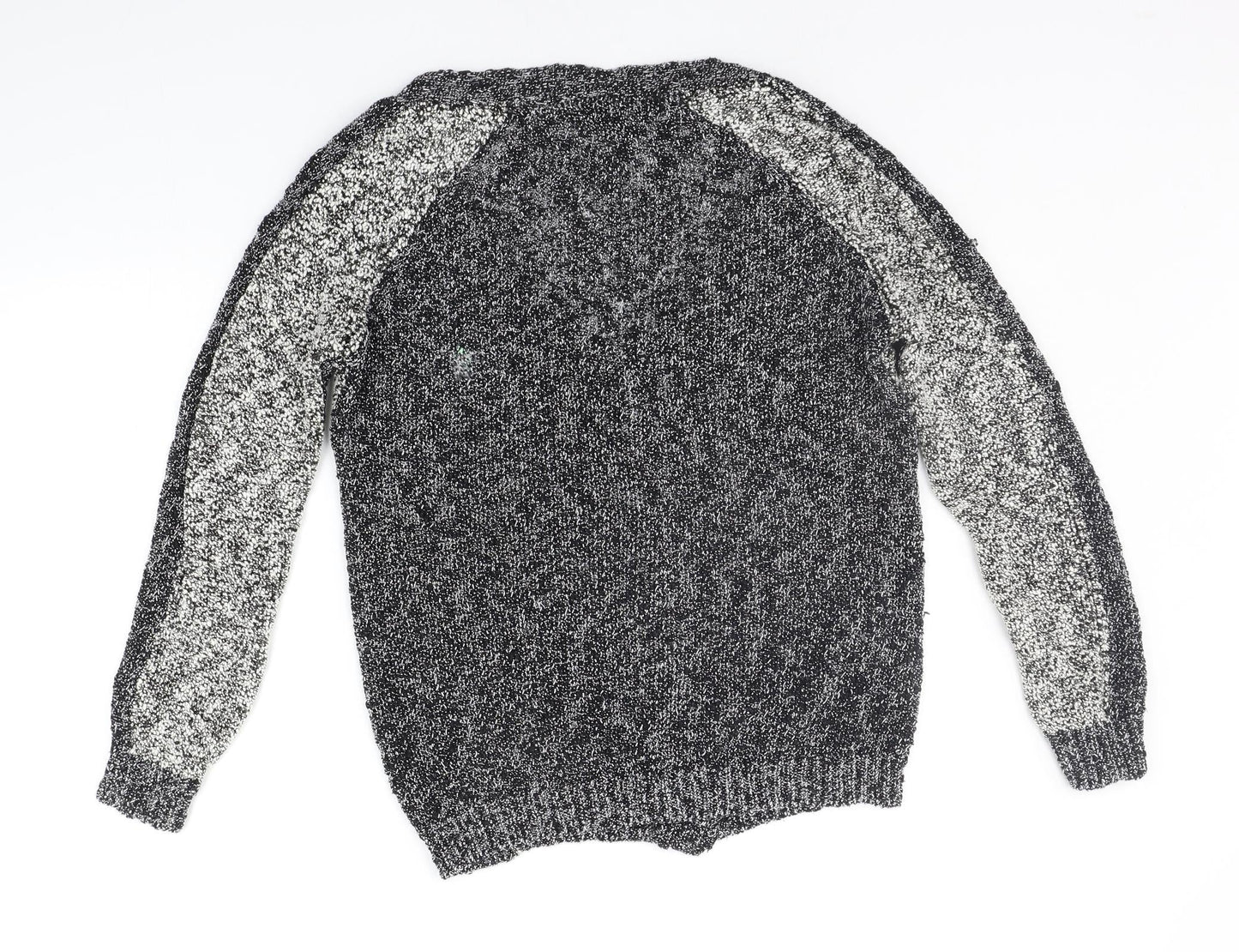 Womens UK Size 12 Marks and Spencer Grey Cardigan Jumper