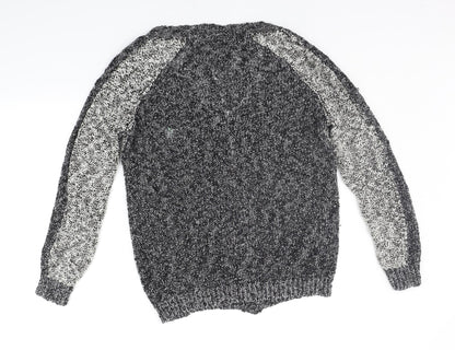 Womens UK Size 12 Marks and Spencer Grey Cardigan Jumper