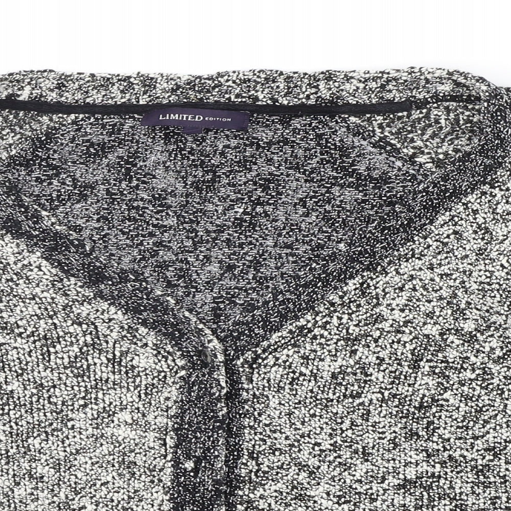 Womens UK Size 12 Marks and Spencer Grey Cardigan Jumper