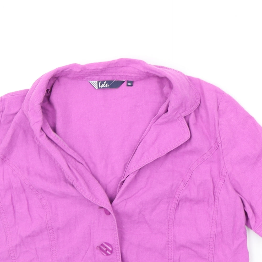 Womens UK Size 16 EWM Purple Jacket