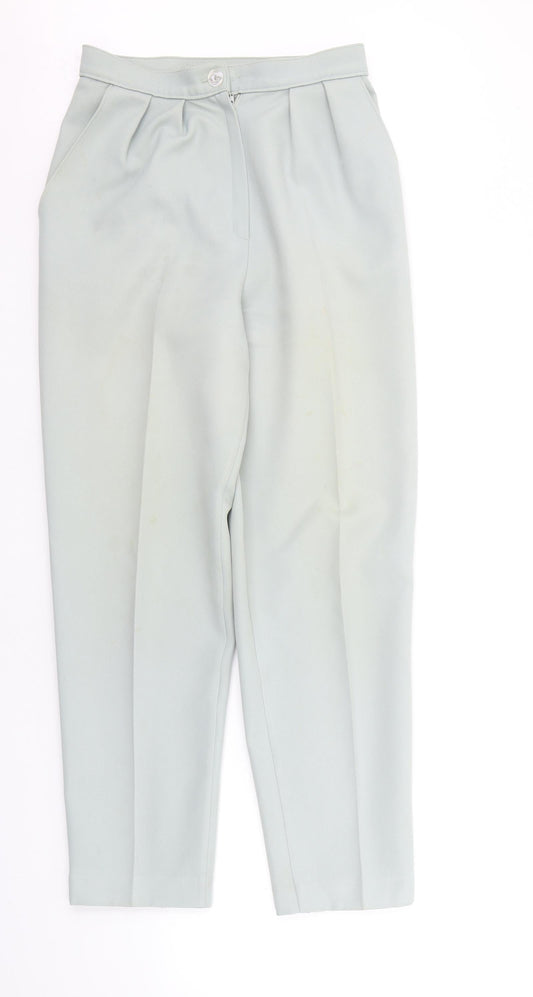 Womens UK Size 12 Littlewoods Regular Fit  Green Trousers