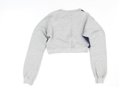 Womens UK Size S Preworn Grey Pullover Jumper