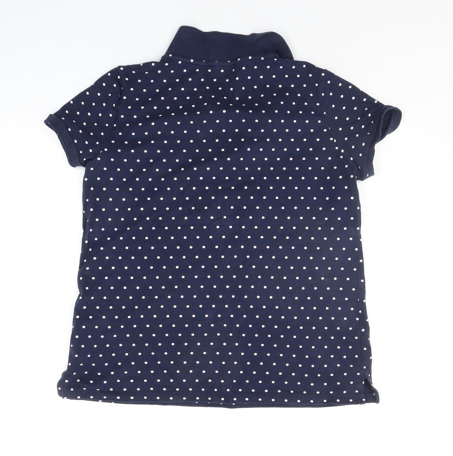 Womens UK Size M Bpc Blue Basic Polo