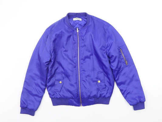 Glamorous Womens Blue   Jacket Coat Size 10