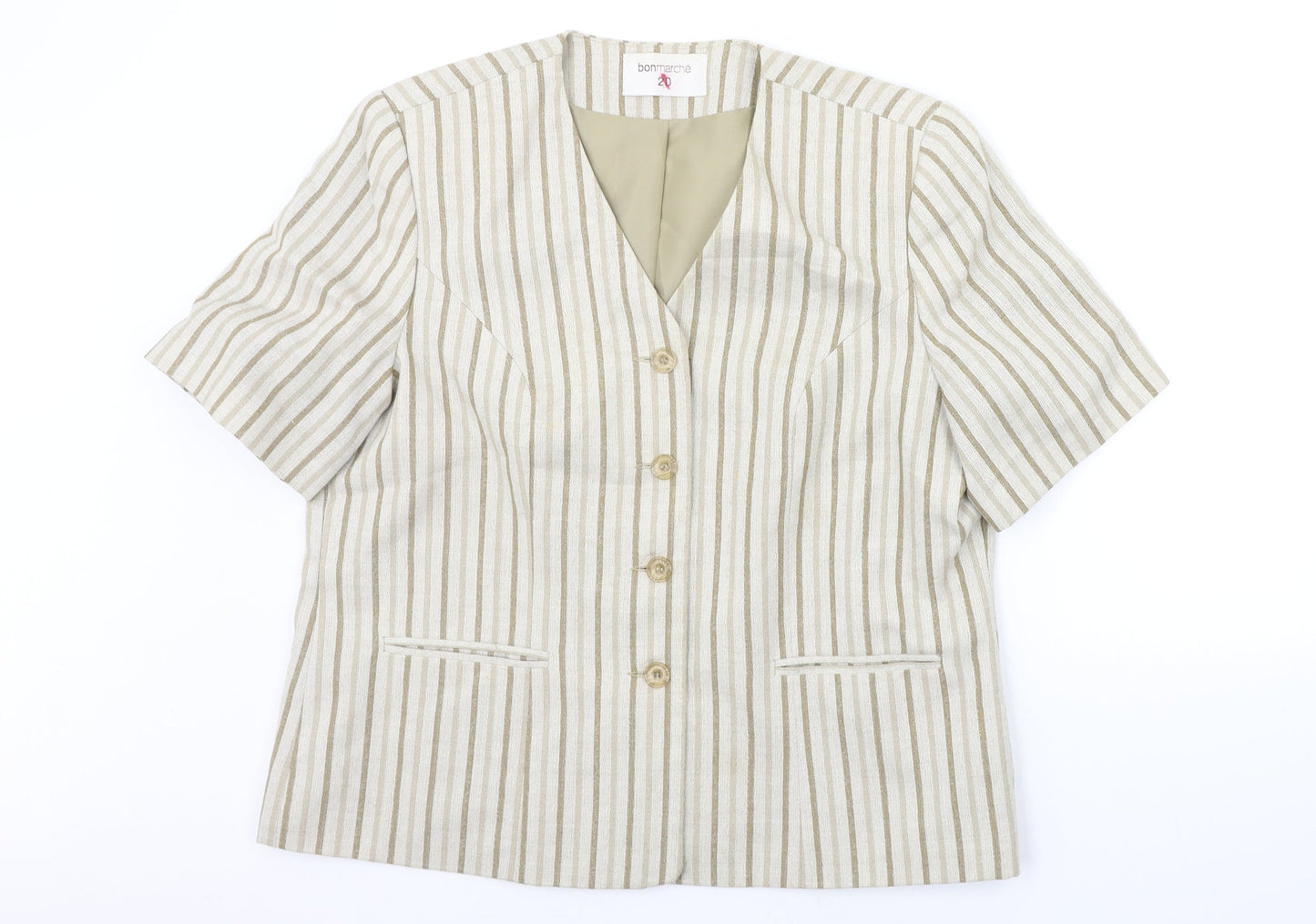Womens UK Size 20 bonmarche Beige Jacket