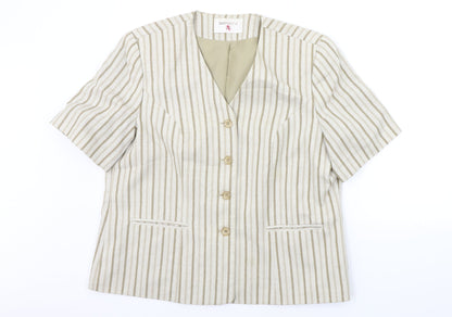 Womens UK Size 20 bonmarche Beige Jacket