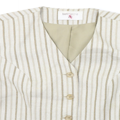 Womens UK Size 20 bonmarche Beige Jacket