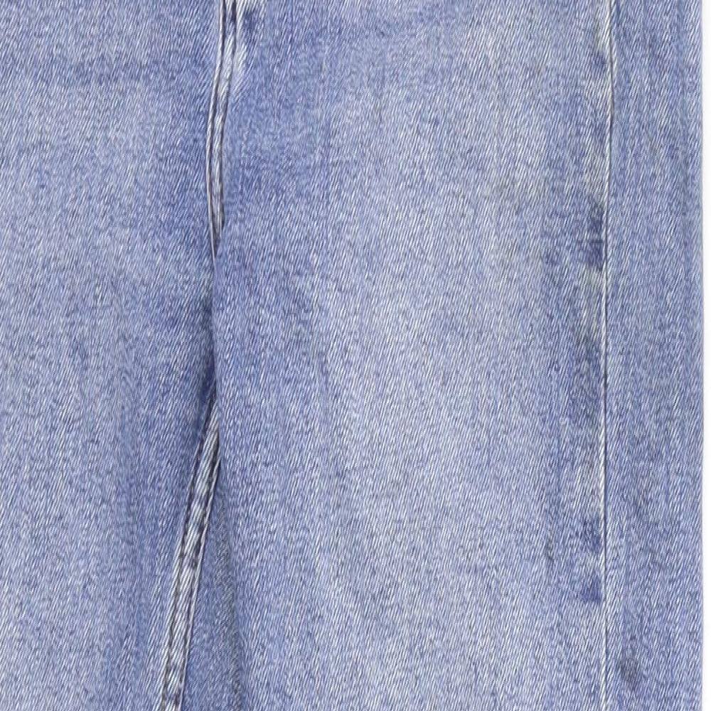 Denim & Co. Womens Blue   Straight Jeans Size 8 L23 in
