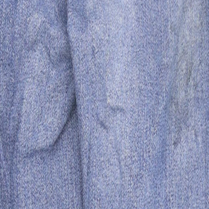 Denim & Co. Womens Blue   Straight Jeans Size 8 L23 in