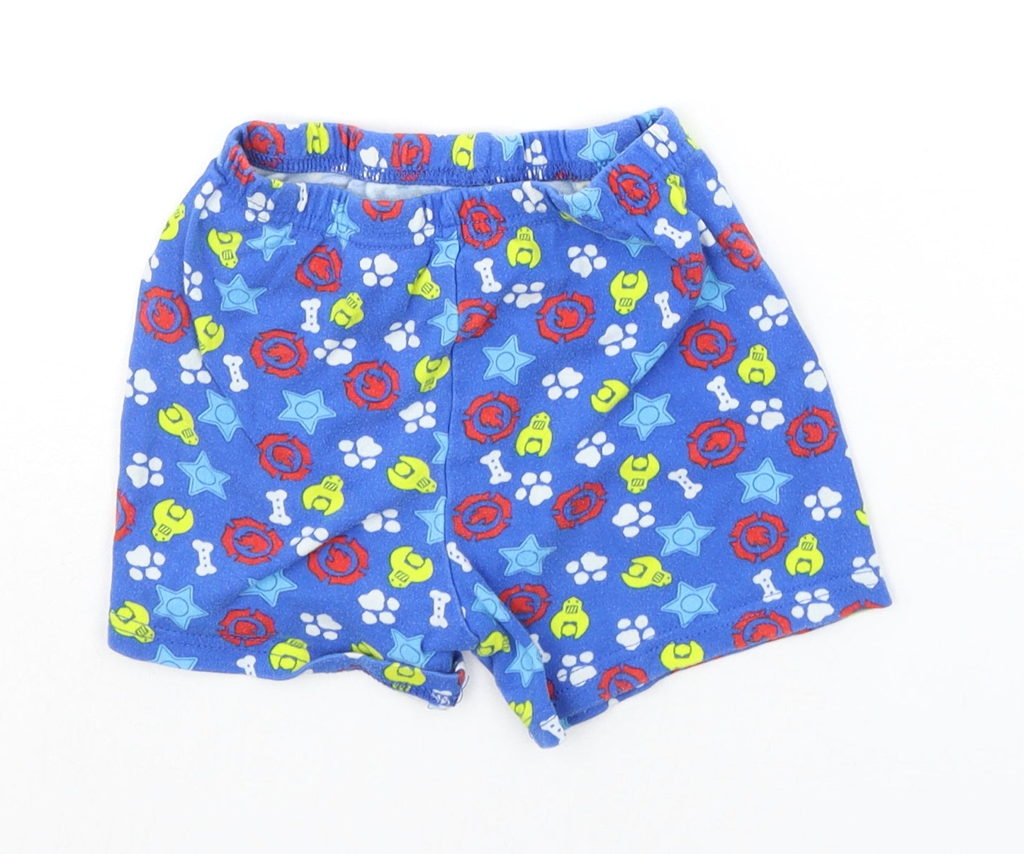 Mini Club Boys Blue Geometric   Sleep Shorts Size 3-4 Years
