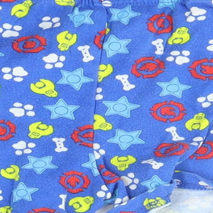 Mini Club Boys Blue Geometric   Sleep Shorts Size 3-4 Years