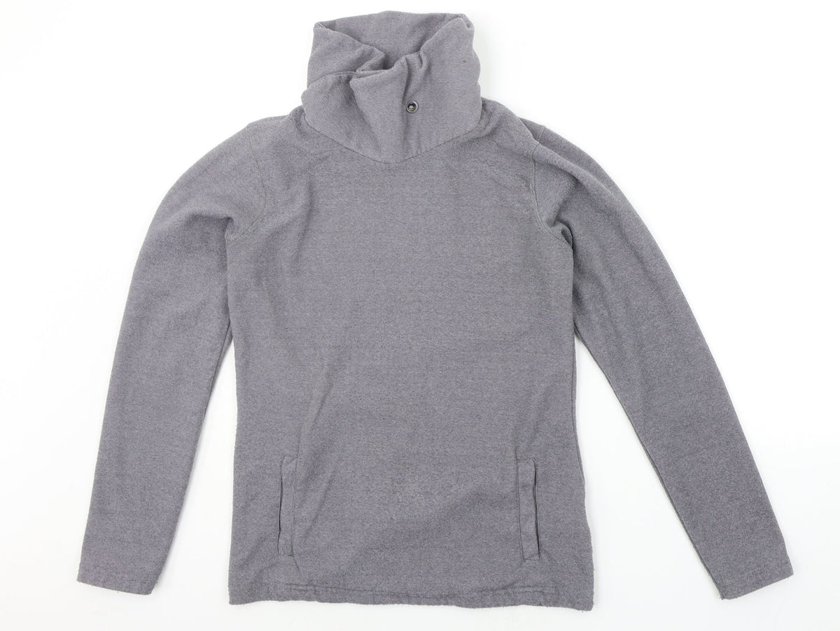 Front view of Mountain Warehouse women’s grey jumper, size UK 8