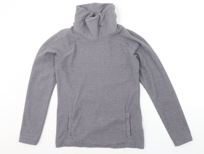 Front view of Mountain Warehouse women’s grey jumper, size UK 8