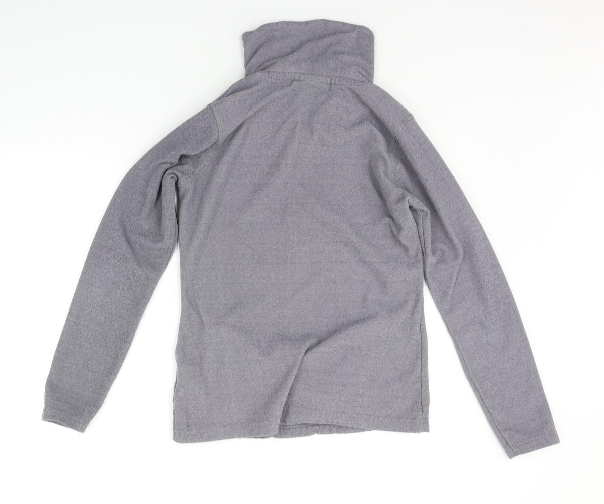 Back view of Mountain Warehouse women’s grey jumper, size UK 8