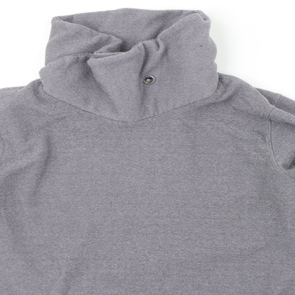 Close-up detail of Mountain Warehouse women’s grey jumper, size UK 8