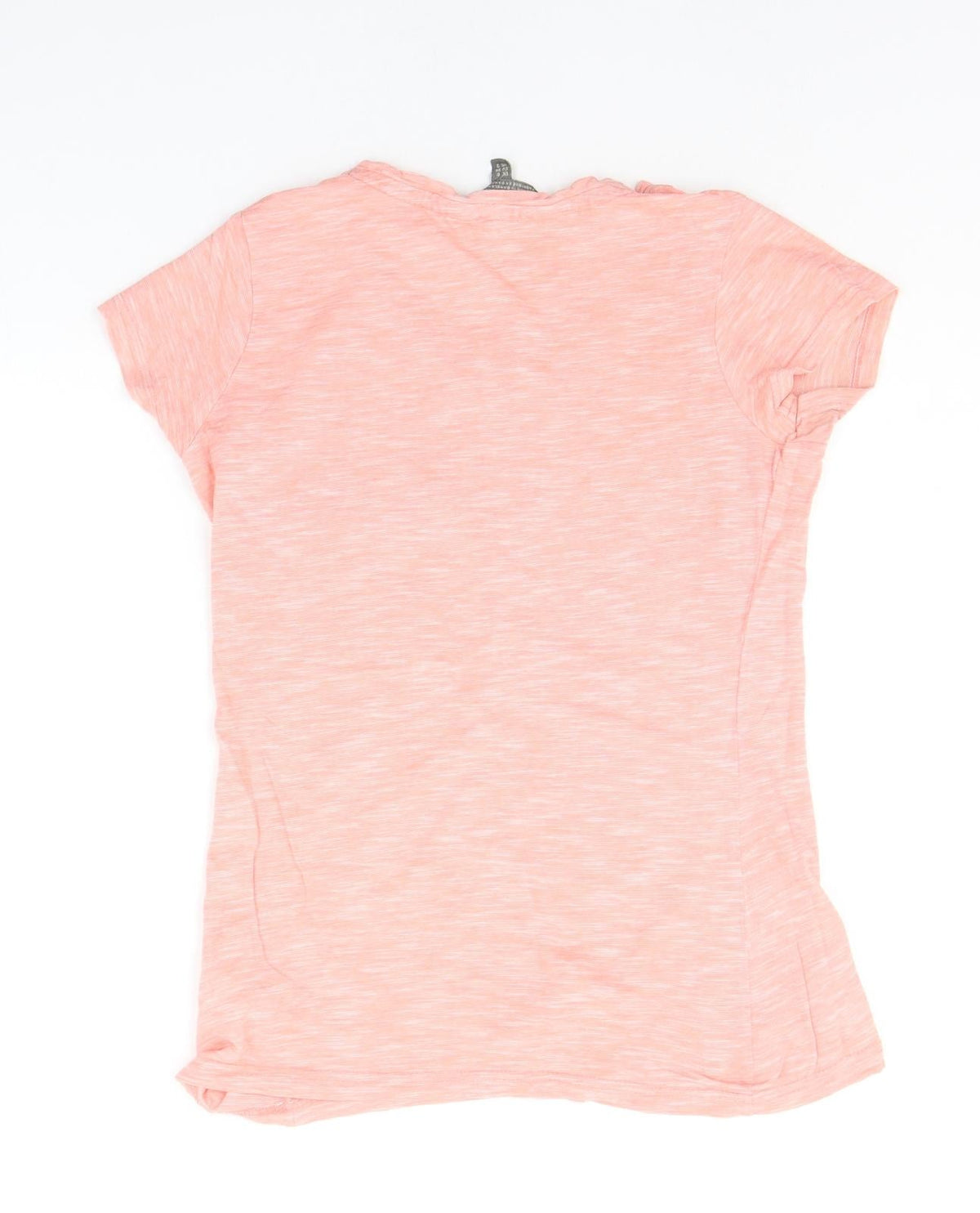 Back view of Mountain Warehouse women’s orange basic t-shirt, size UK 6
