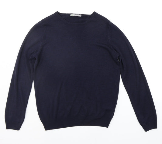 Womens UK Size 12 Marks and Spencer Blue Pullover Jumper