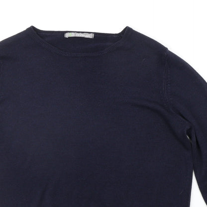 Womens UK Size 12 Marks and Spencer Blue Pullover Jumper