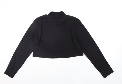 Womens UK Size 16 Missguided Black Pullover Jumper