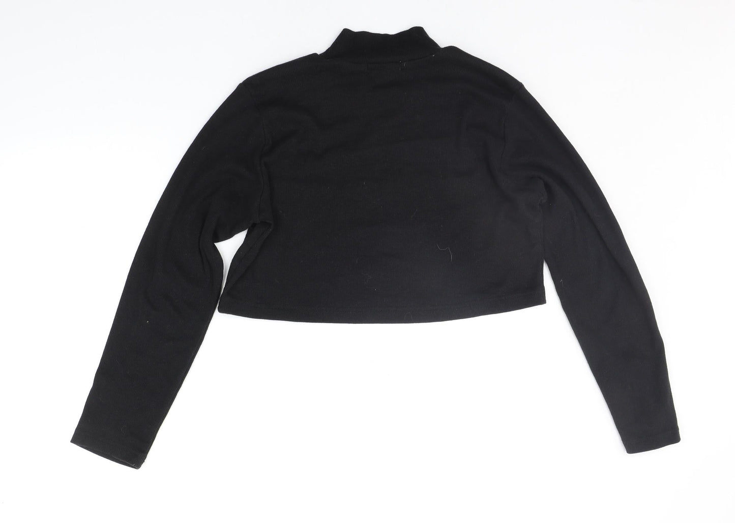 Womens UK Size 16 Missguided Black Pullover Jumper