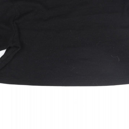 Womens UK Size 16 Missguided Black Pullover Jumper