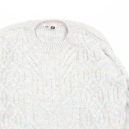 Womens UK Size M Pep&Co Grey Pullover Jumper