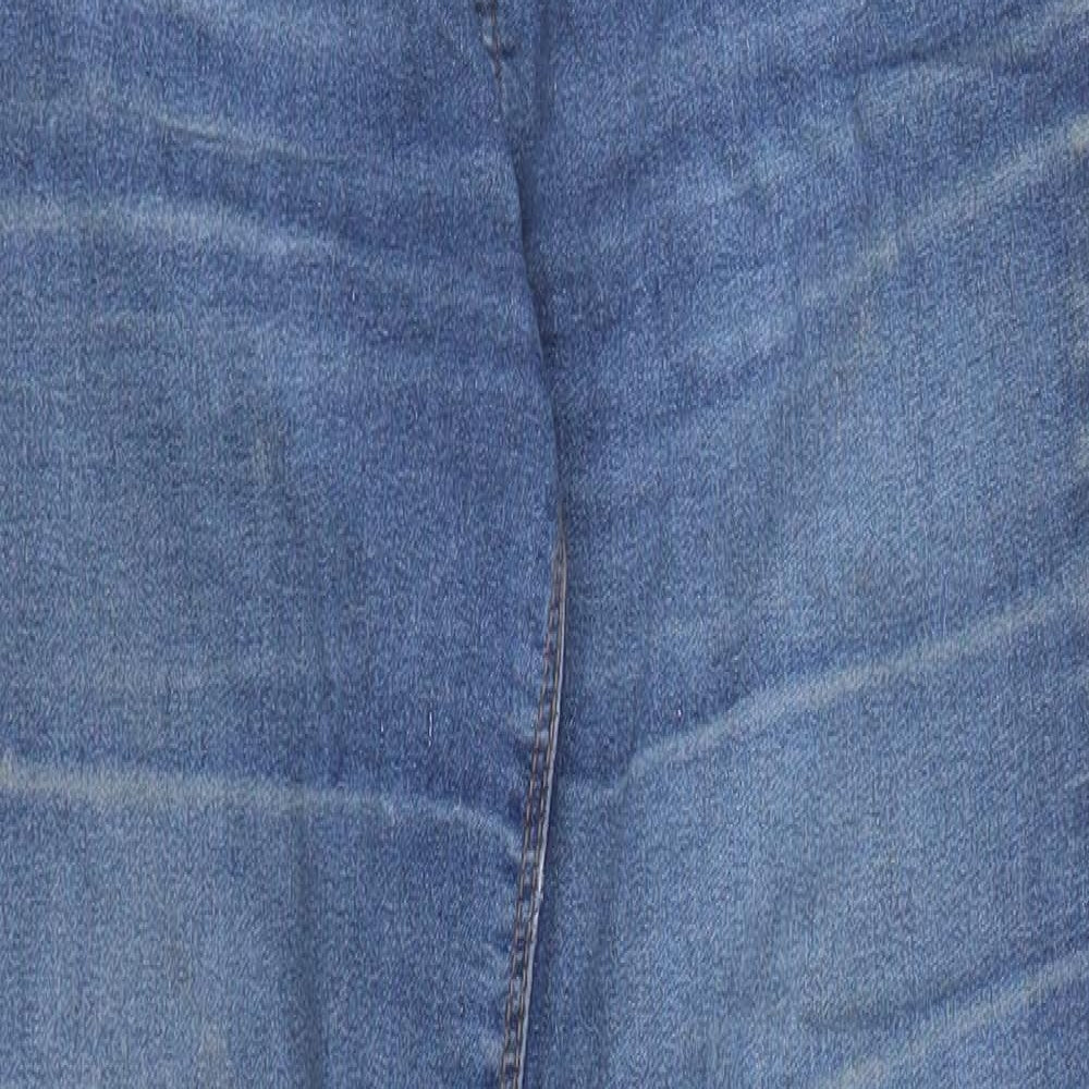 Peacocks Womens Blue  Denim Skinny Jeans Size 8 L27 in