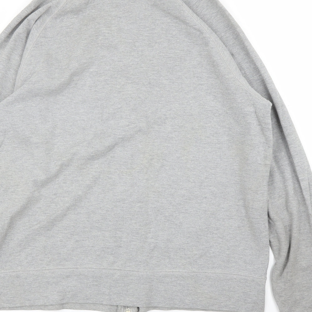 Preworn Mens Grey   Full Zip Jumper Size L