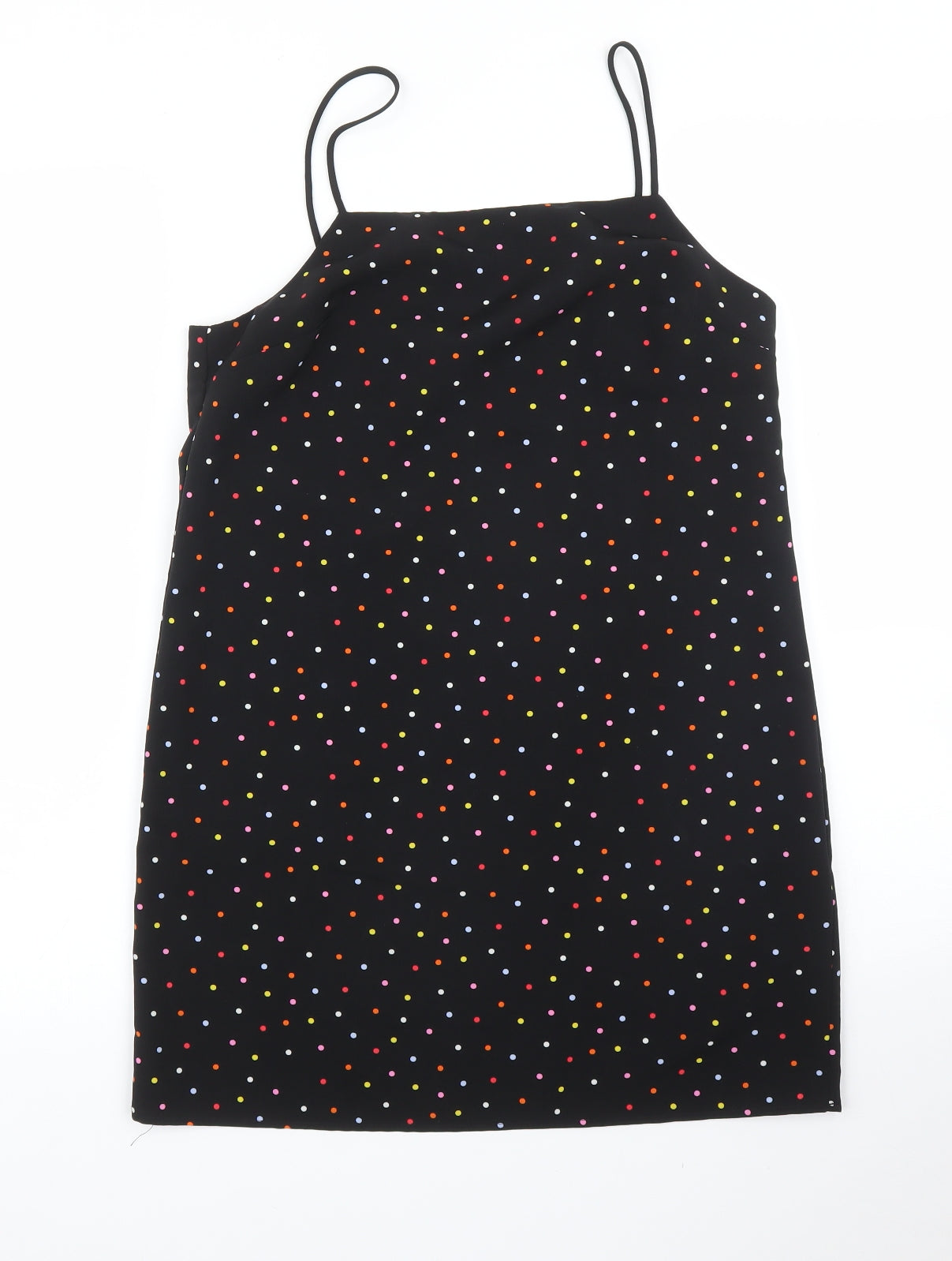 Womens UK Size 6 Topshop Black Camisole Blouse