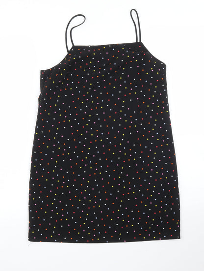 Womens UK Size 6 Topshop Black Camisole Blouse