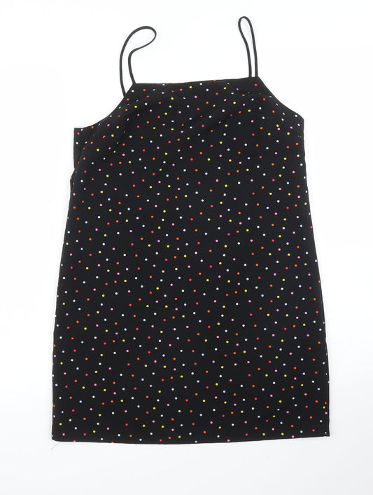 Womens UK Size 6 Topshop Black Camisole Blouse