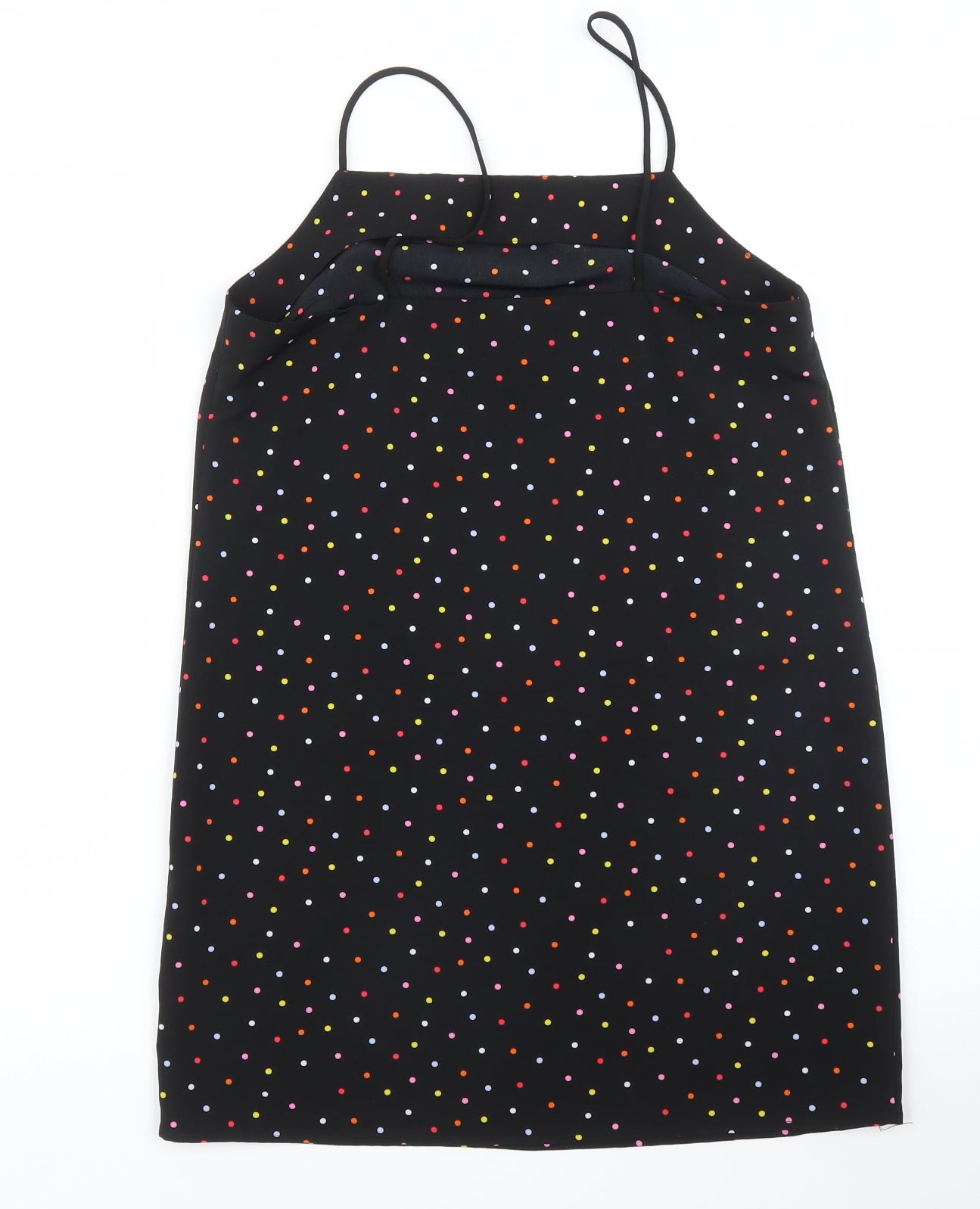 Womens UK Size 6 Topshop Black Camisole Blouse
