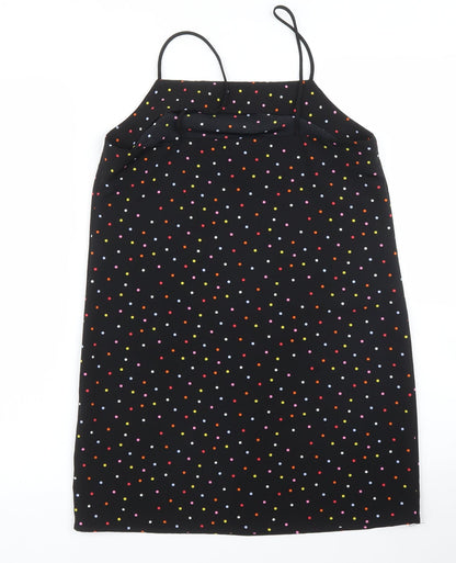 Womens UK Size 6 Topshop Black Camisole Blouse