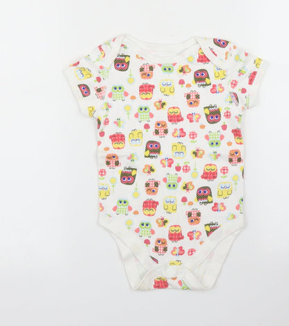 M&S Baby White   Babygrow One-Piece Size 24 Months