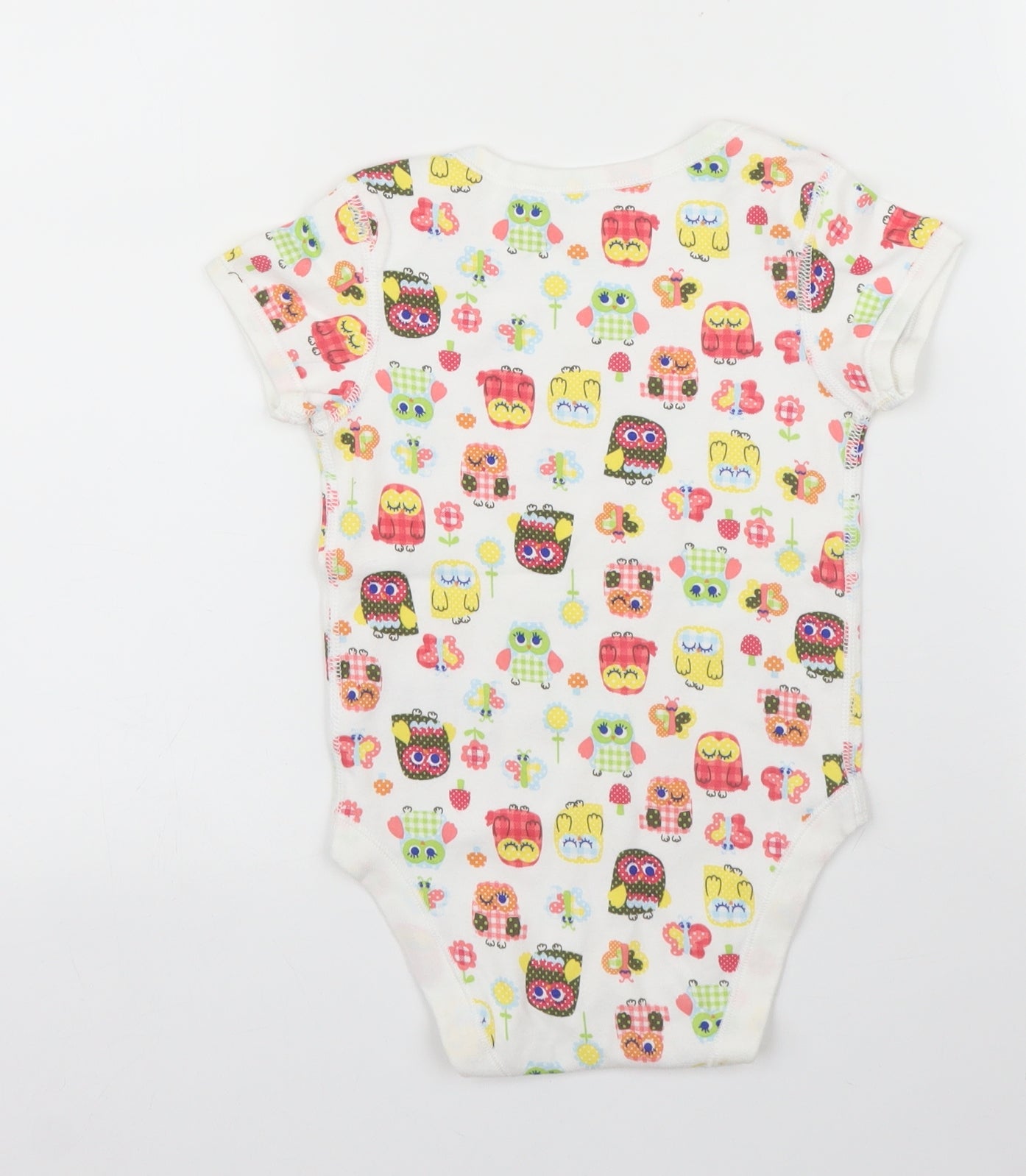 M&S Baby White   Babygrow One-Piece Size 24 Months