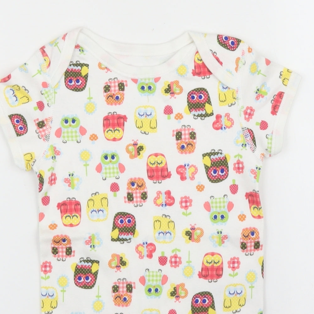 M&S Baby White   Babygrow One-Piece Size 24 Months