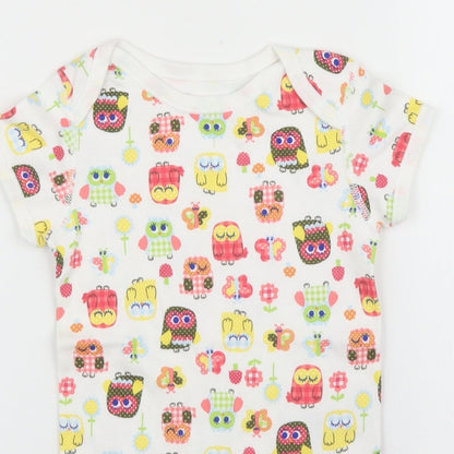 M&S Baby White   Babygrow One-Piece Size 24 Months