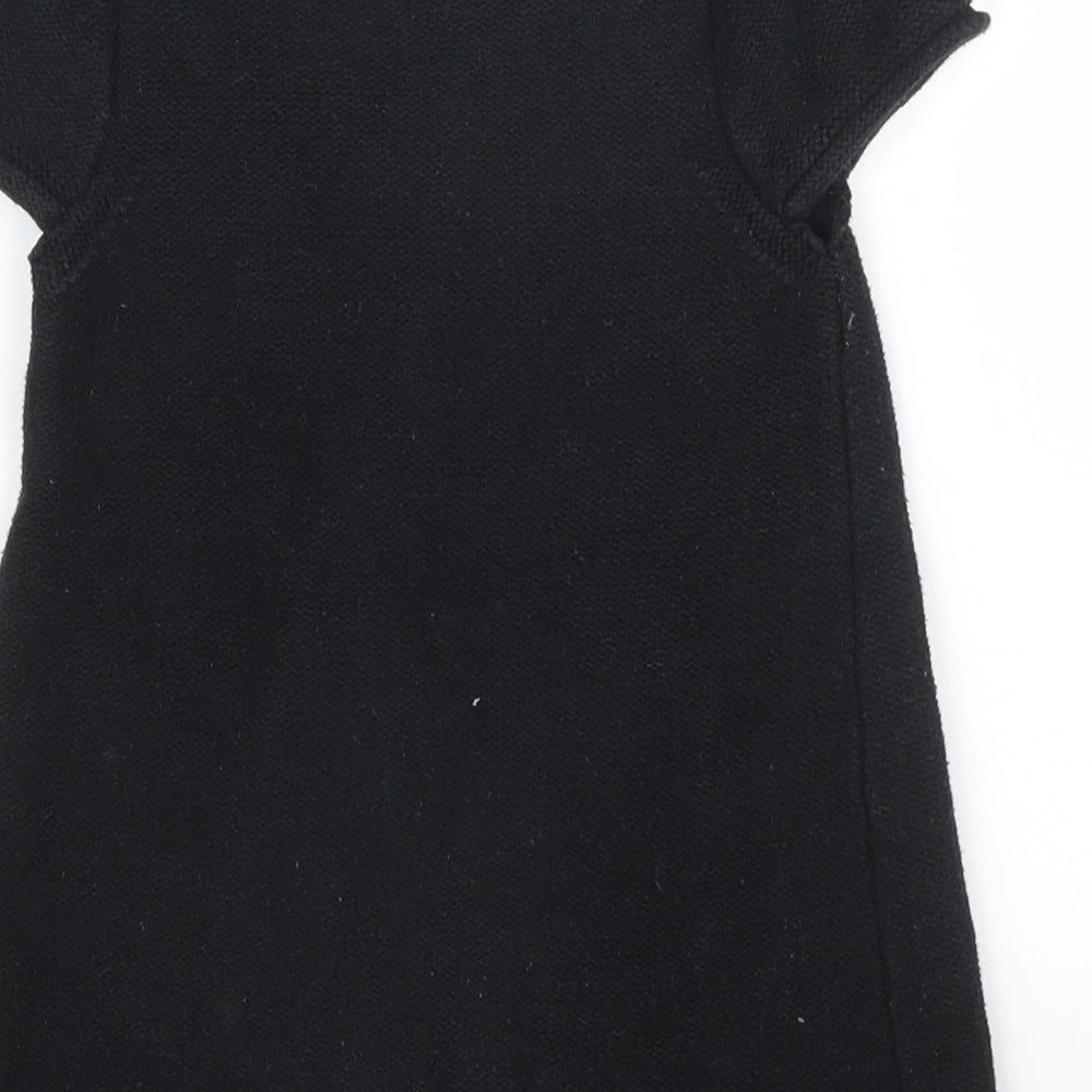 NEXT Girls Black   Jumper Dress  Size 2 Years