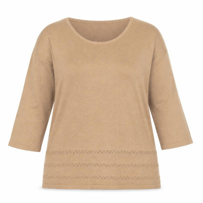 Womens UK Size XL Preworn Brown Pullover Jumper